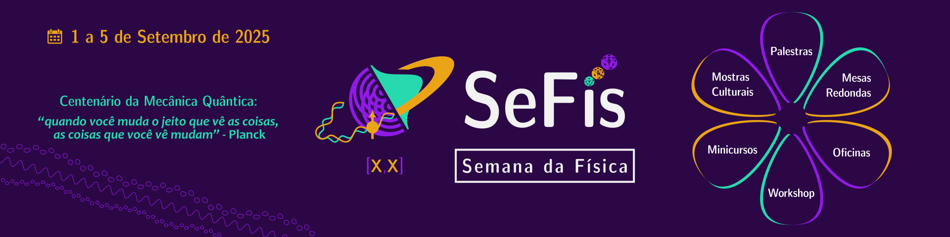 Banner informativo da XX Edição da SeFís